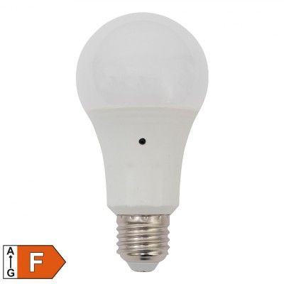 LED fényf., fényérzékelővel, 10W, E27, 4200K - DARK-10 4200K